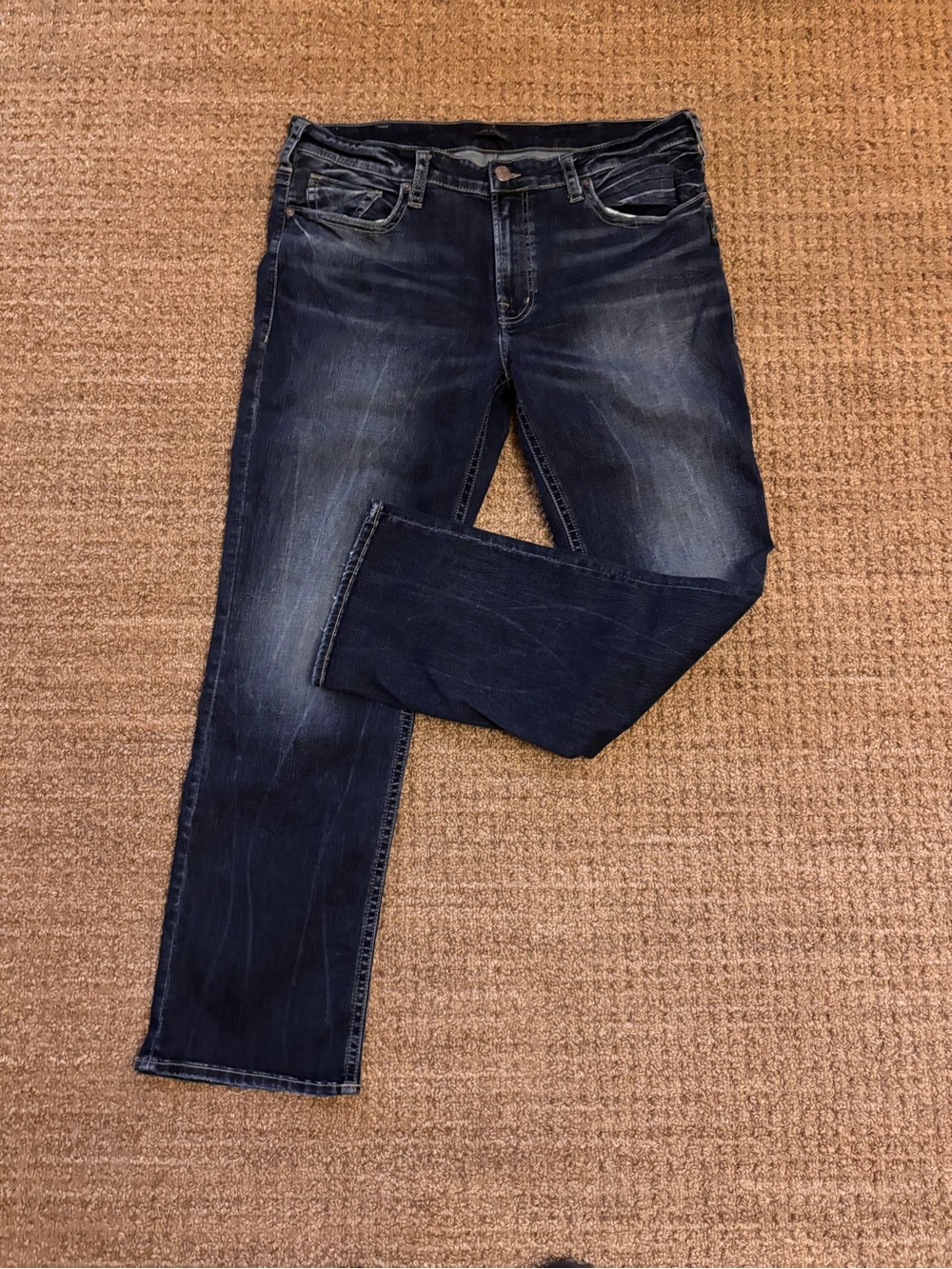 Silver Jeans Men's Indigo Straight Jeans